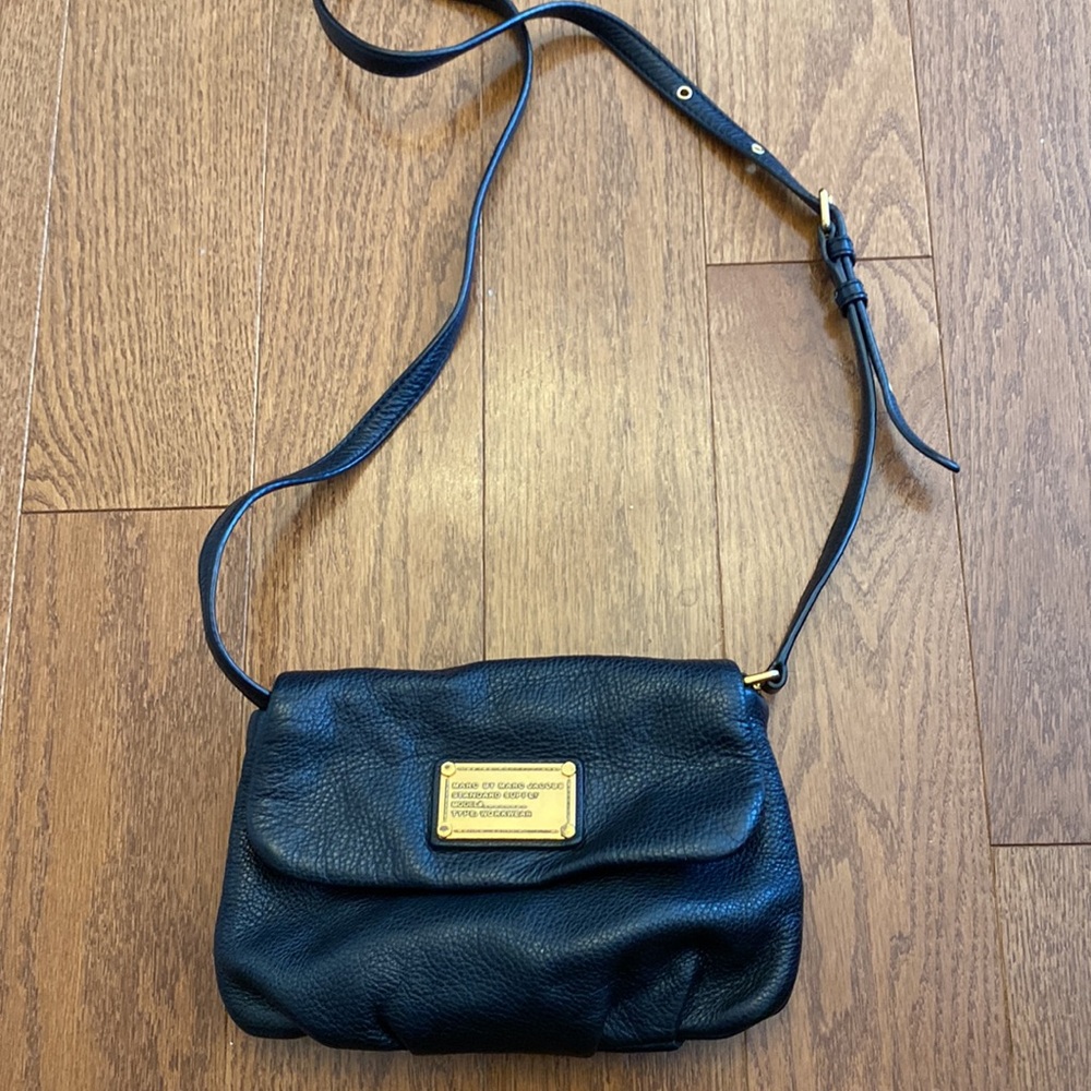 Marc by Marc Jacobs Black Purse with Gold Hardwear